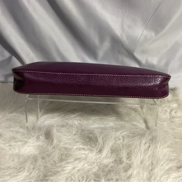Kate Spade Purple Leather Shoulder Bag w/COA